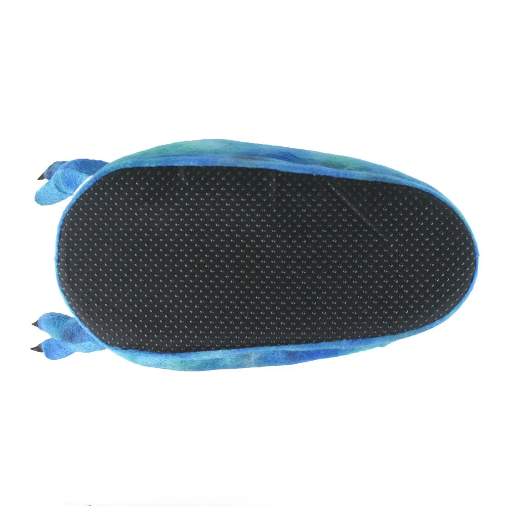 Blue T-Rex Dinosaur Slippers