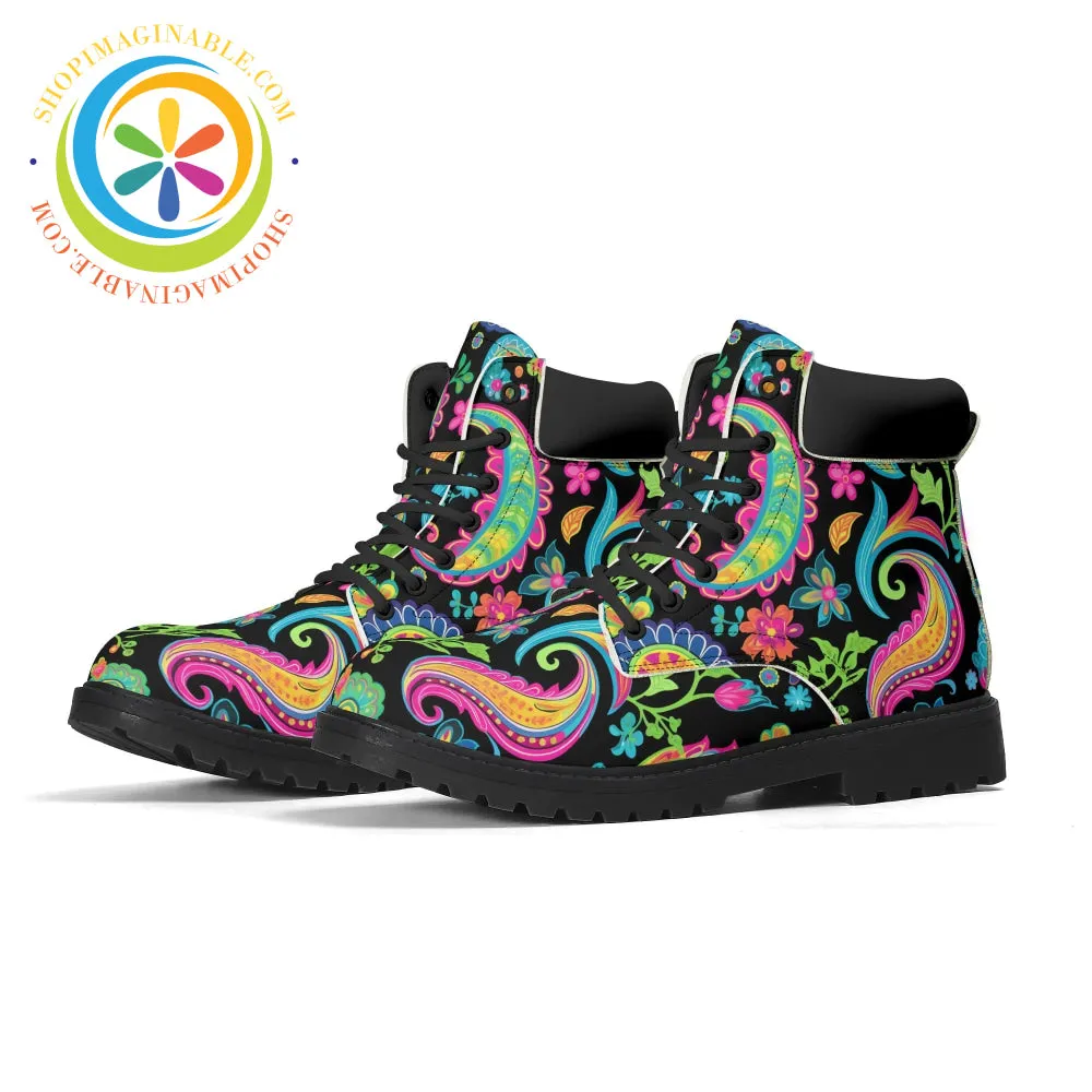 Bold Paisley Women's Boots