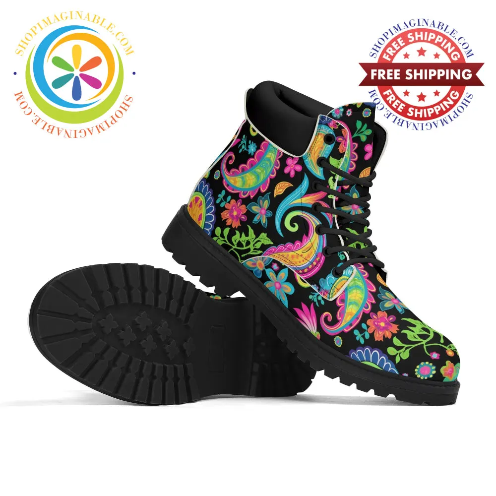 Bold Paisley Women's Boots
