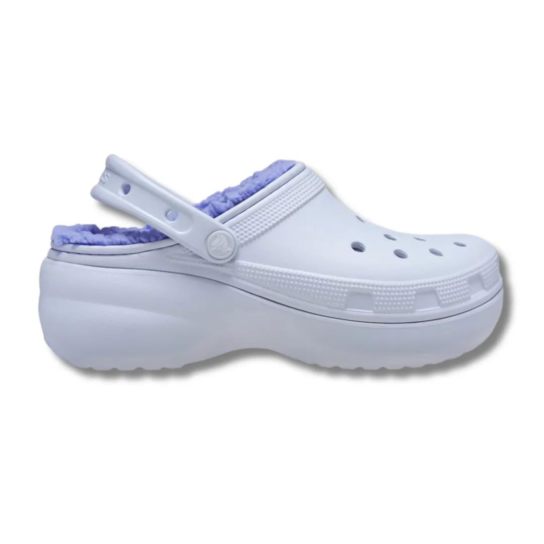 Crocs Womens Classic Platform Lined Clog Dreamscape
