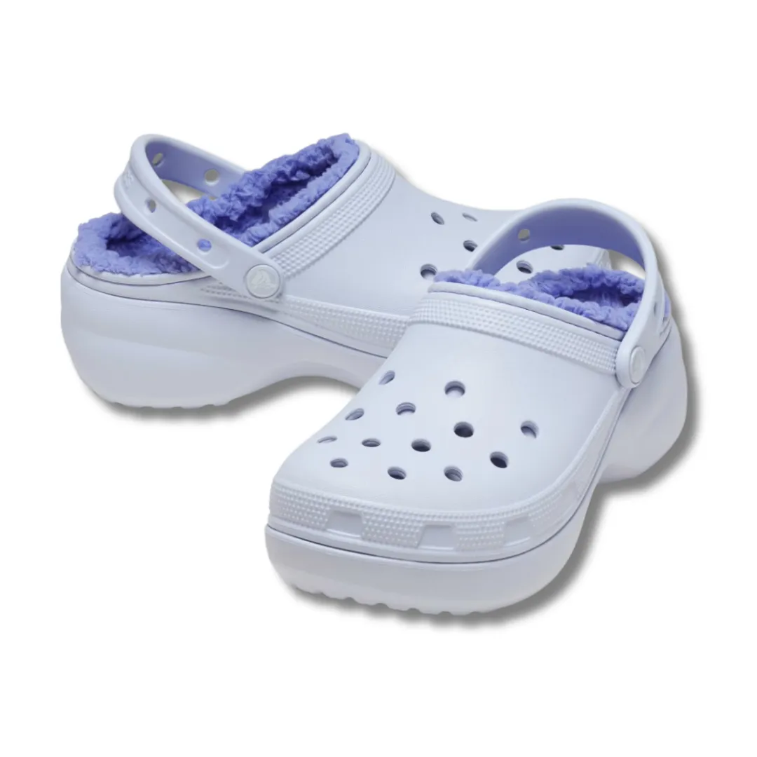 Crocs Womens Classic Platform Lined Clog Dreamscape