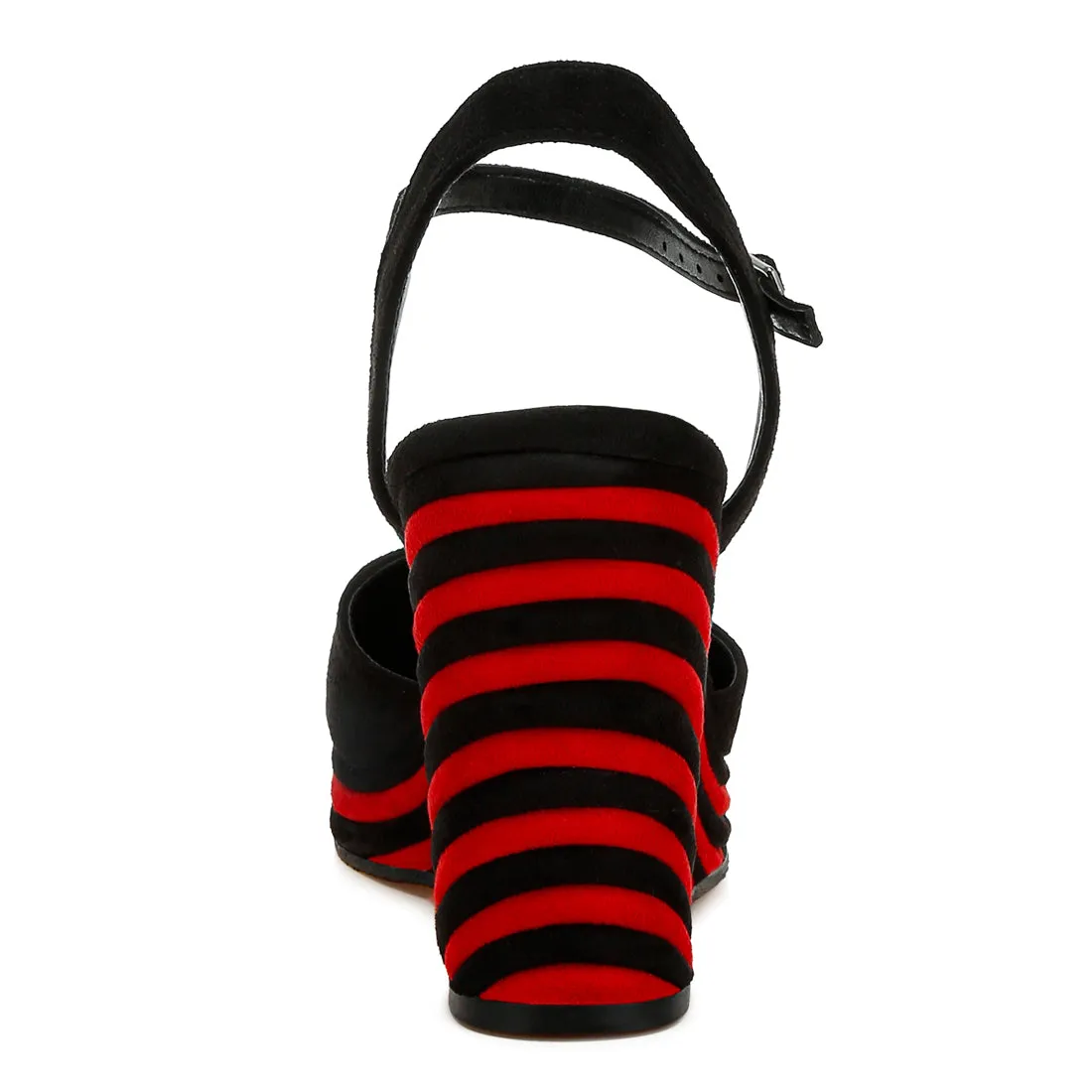 Dual Tone Wedge Sandals