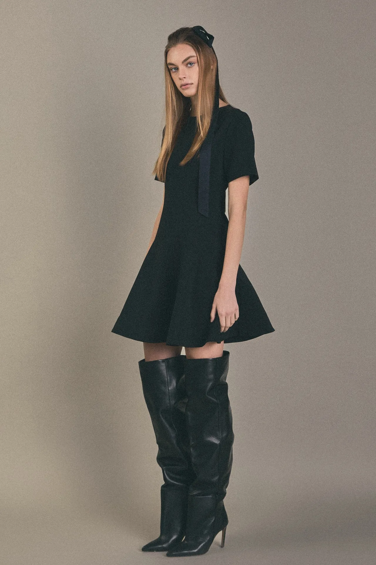 Flare Mini Dress