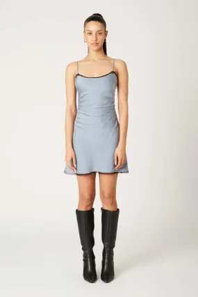 Honor Dress Slate Blue