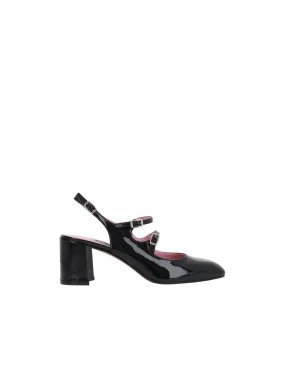 Mary-Jane Slingbacks in Patent Leather