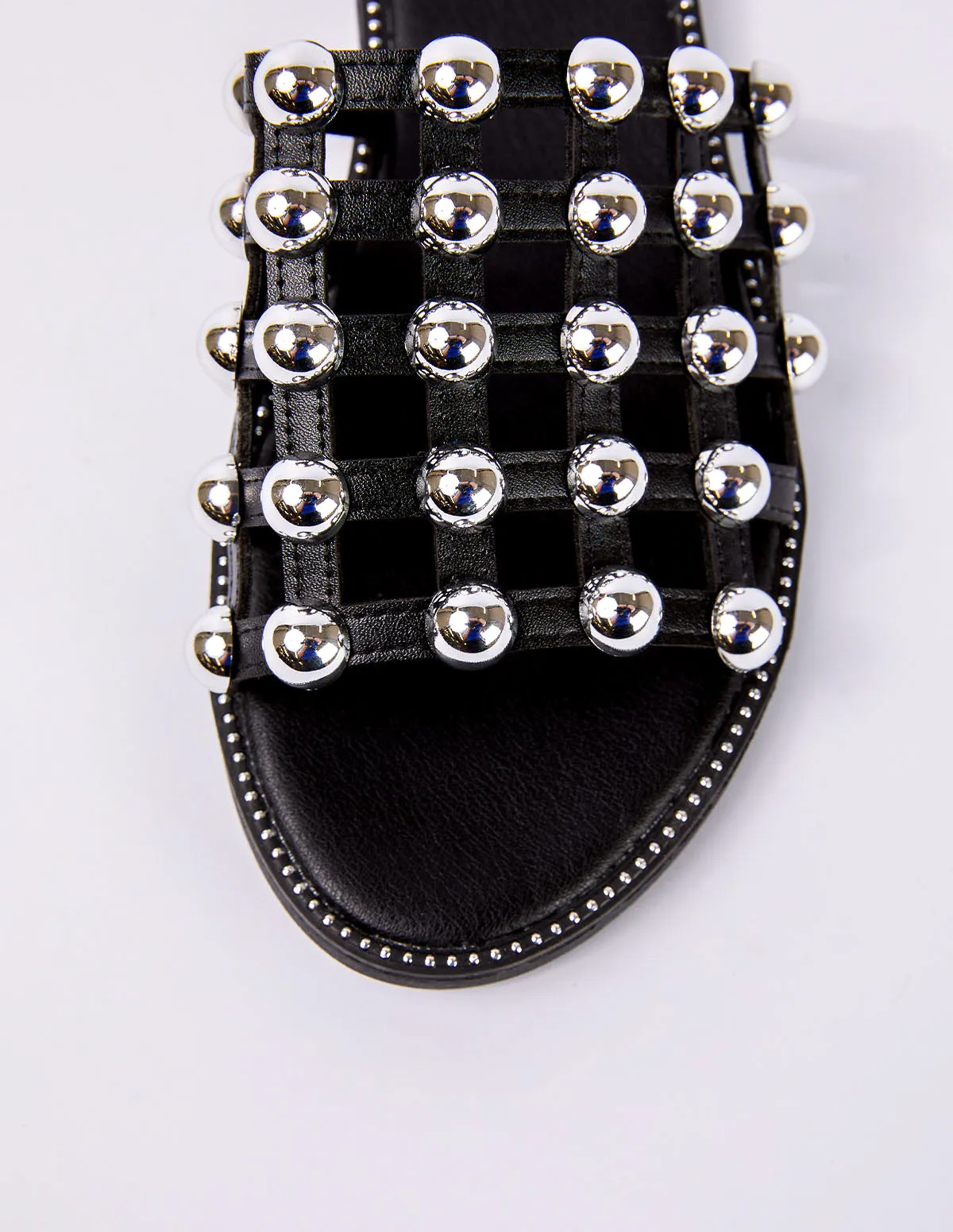 Metal Stud All Over Sandals