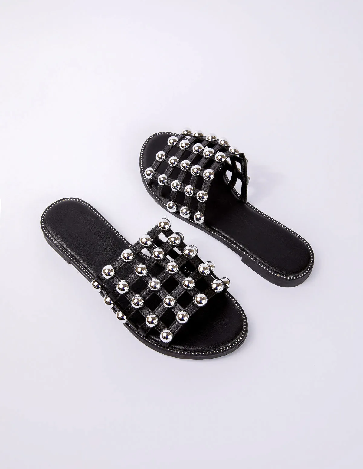 Metal Stud All Over Sandals