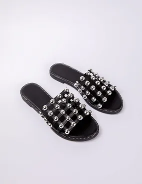Metal Stud All Over Sandals