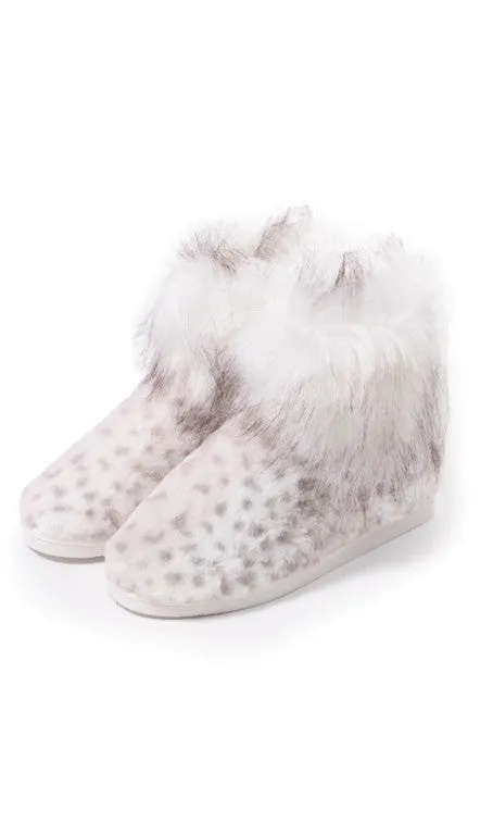 Pretty You London Fern Slipper Boots