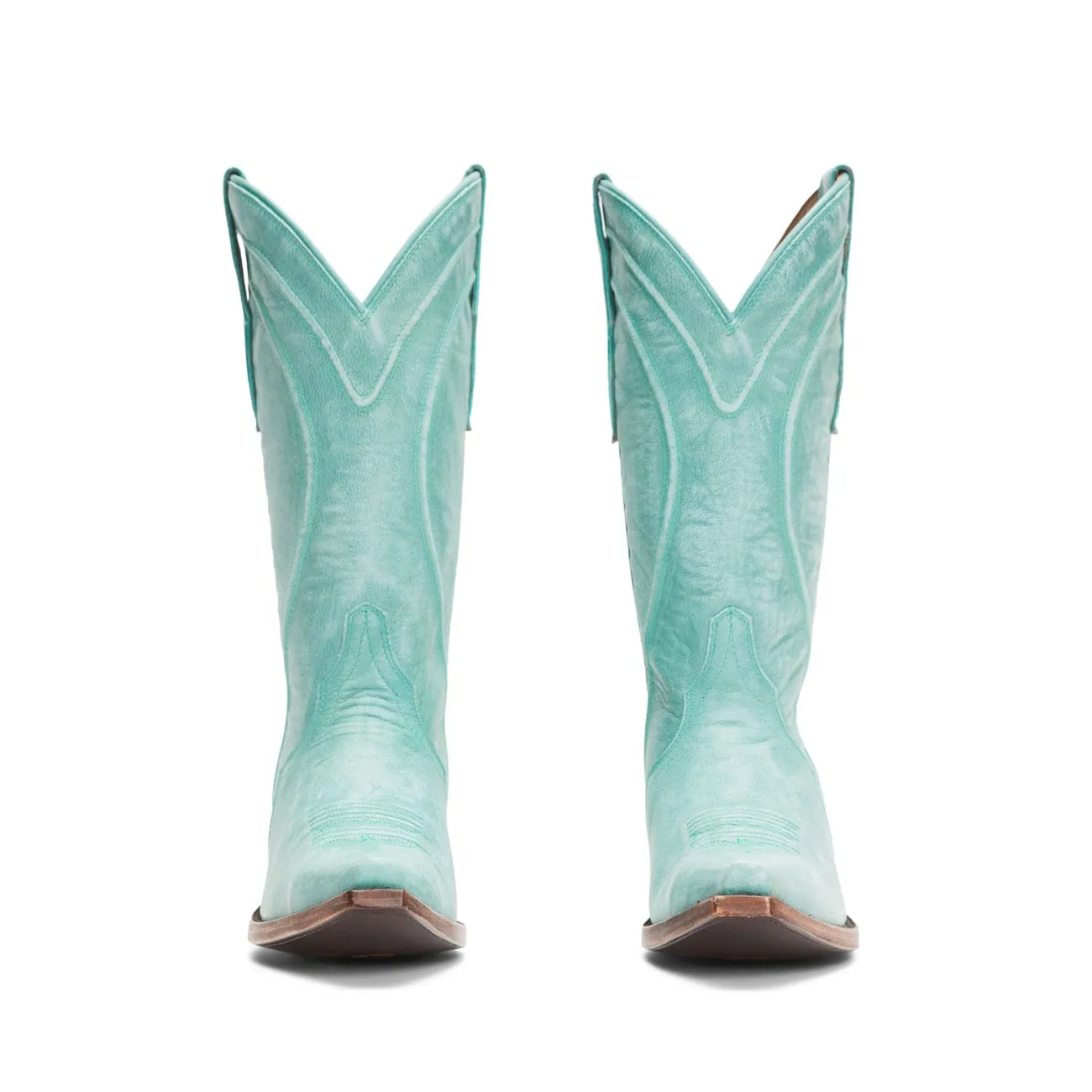 Rujo Boots Women's The Abby Turquoise Calfskin Boots