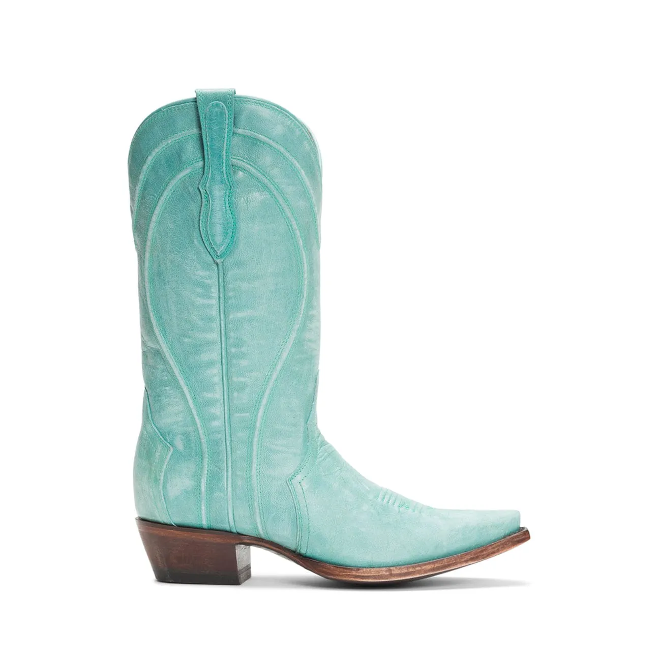 Rujo Boots Women's The Abby Turquoise Calfskin Boots