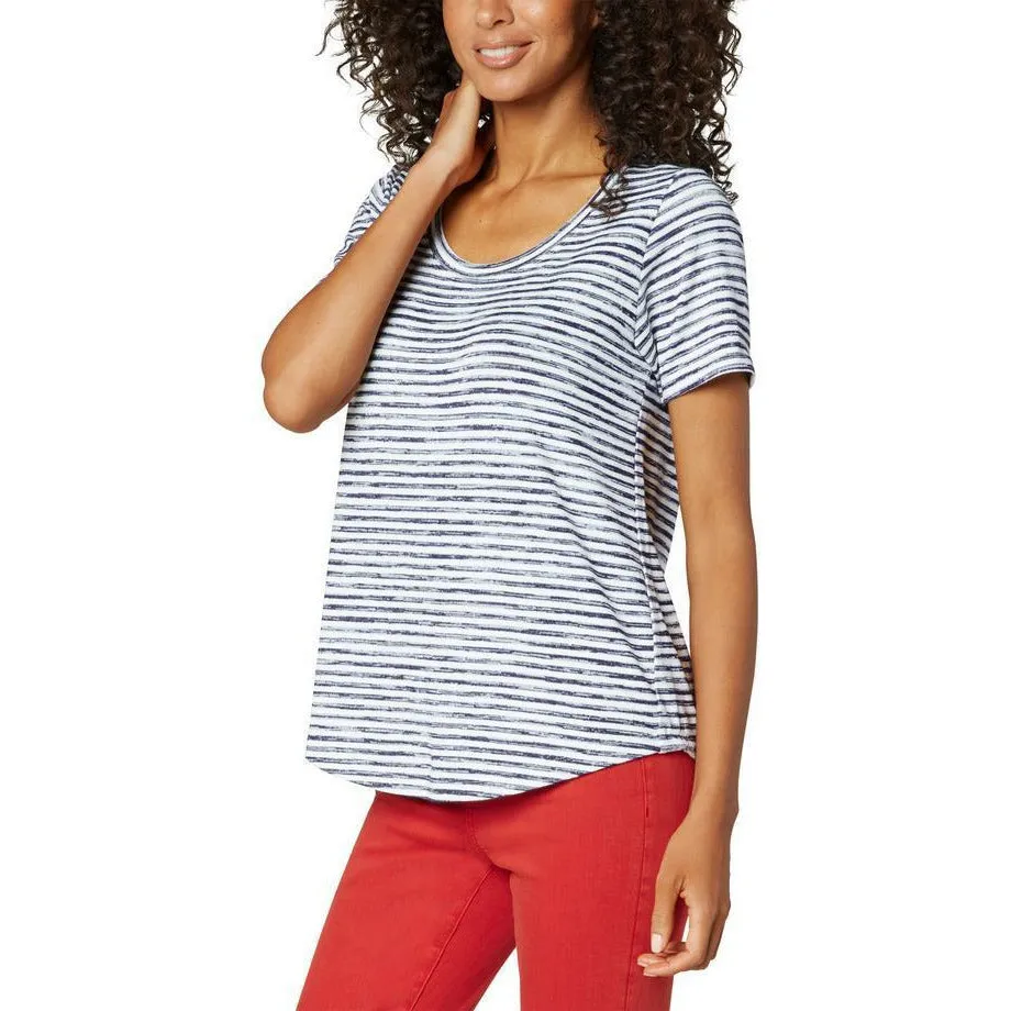 Scoop Neck Short Sleeve