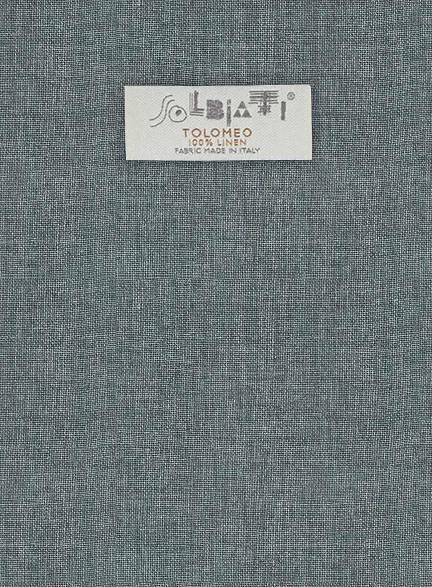 Solbiati Stone Gray Linen Suit