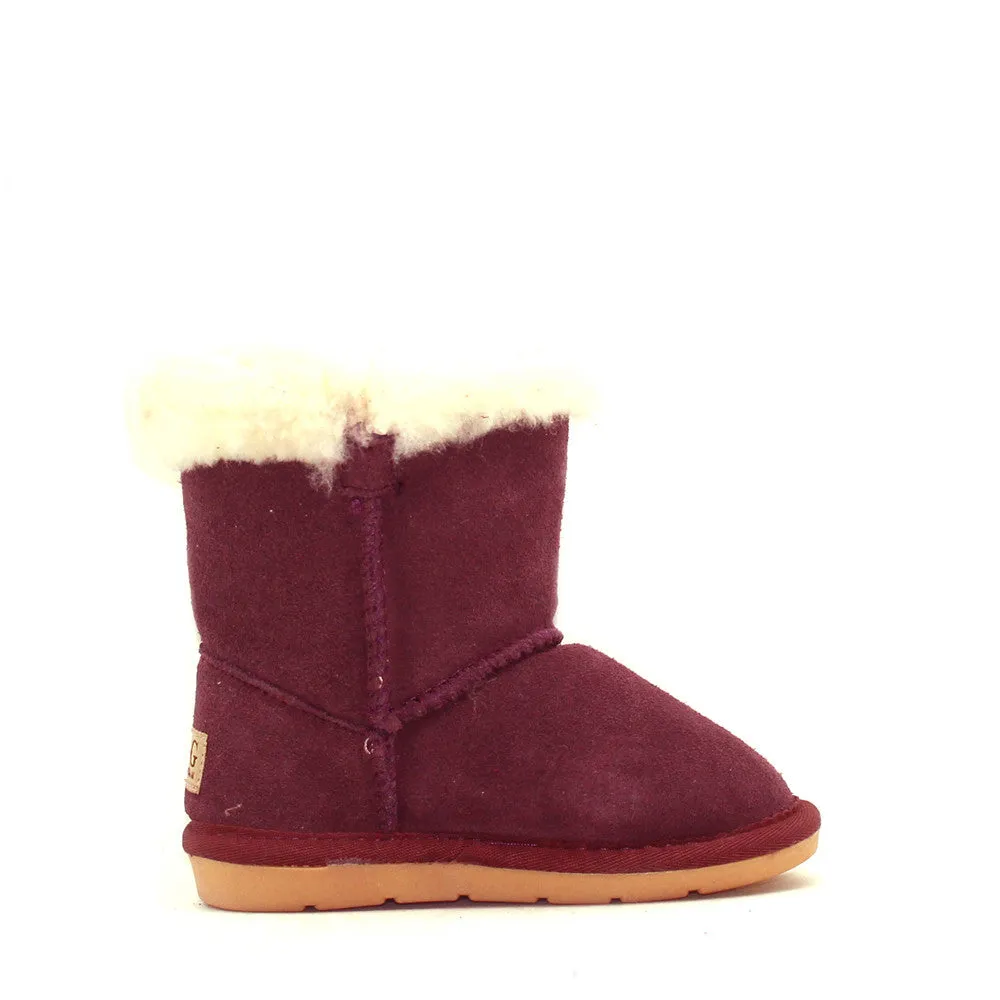 Tara Crystal Kids Boot - Cherry