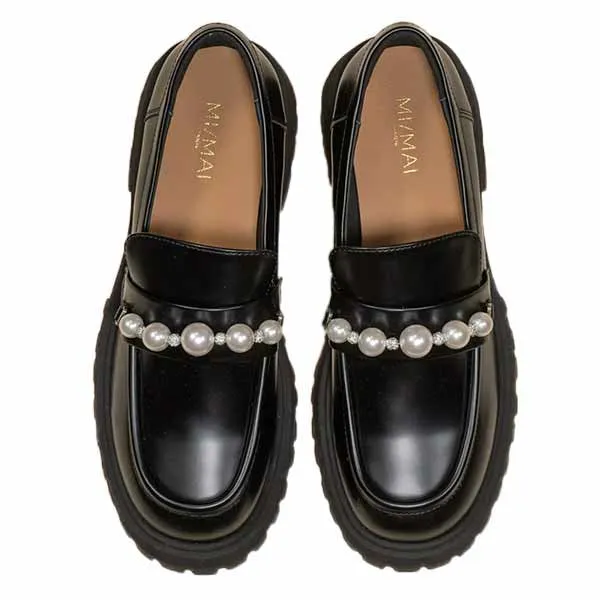 Tish | Chunky Leather Loafer