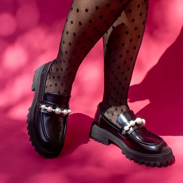 Tish | Chunky Leather Loafer
