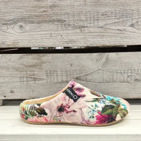 Verbenas York Flowers Antique Womens Mule Slippers